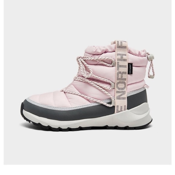 The North Face Women's ThermoBall Lace-Up Waterproof Boots | Pink - Picture 1 of 7